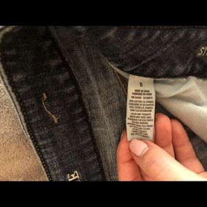 American Eagle Embroidered Shorts